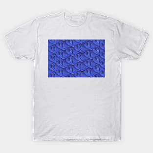 Blue Fish Pattern T-Shirt